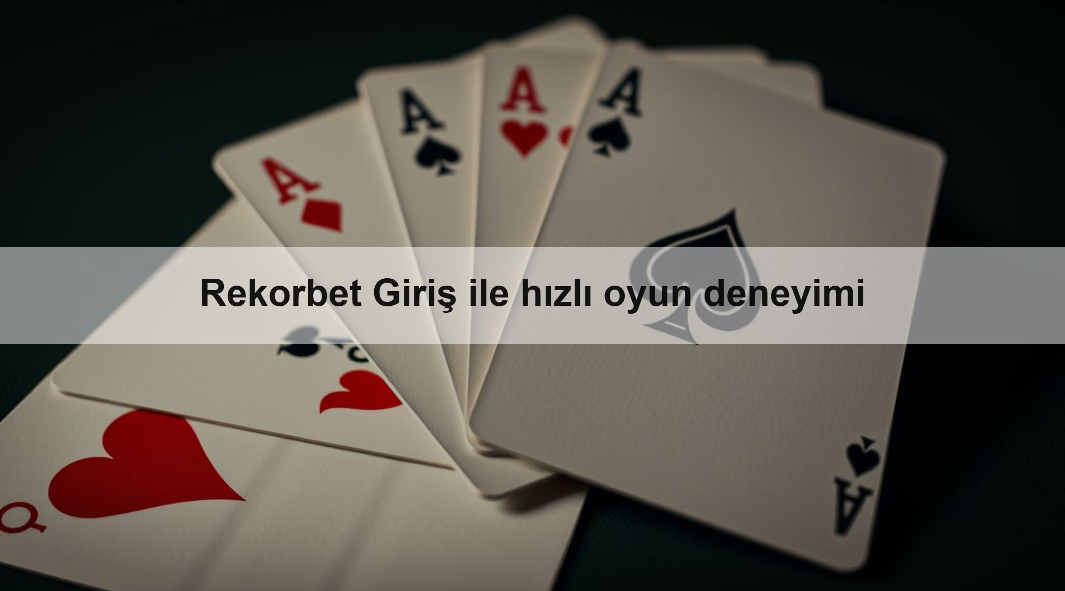 Rekorbet Giriş ile hızlı oyun deneyimi